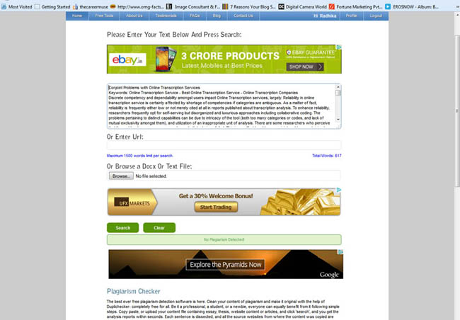 Conjoint Problems with Online Transcription Services Conjoint Problems with Online Transcription Services